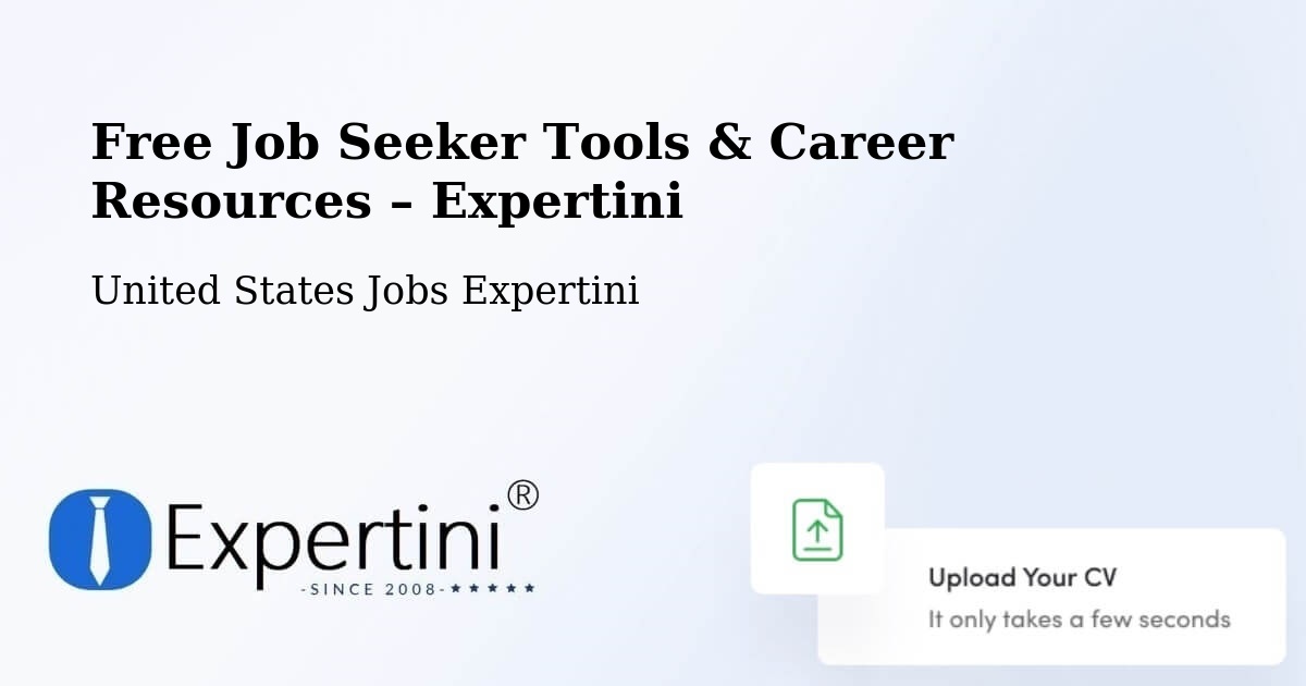 Free Job Seeker Tools & Career Resources – Washington - Washington, United States Jobs Expertini
